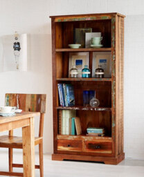 Buttercup Farm Coastal Large Bookcase - Wood - L40 X W85 X H180 Cm - thumbnail 4