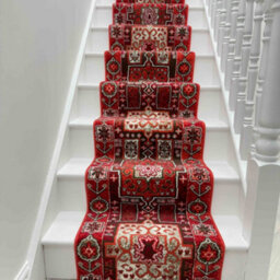 Abstract Stair Runner - Soft & Durable Carpet Runner For Stairs & Staircases, Multiple Lengths - thumbnail 3