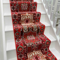 Abstract Stair Runner - Soft & Durable Carpet Runner For Stairs & Staircases, Multiple Lengths - thumbnail 1