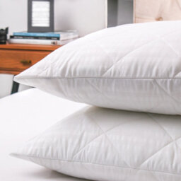 Snuggledown Scandinavian Pillow Protector Soft Touch Cover Hollowfibre Filling Machine Washable, 2 Pack - thumbnail 3