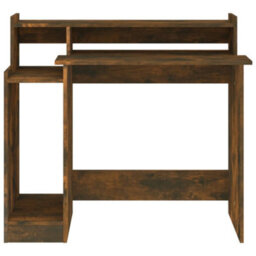 Walplus Desk With Led Lights Smoked Oak 97X45X90 Cm Engineered Wood - thumbnail 8
