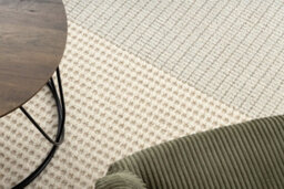 RugsX Flux 461.9.ae500 Wool Carpet Osta - Geometric, Structural, Loft Blue Cream 120X170 Cm - thumbnail 5