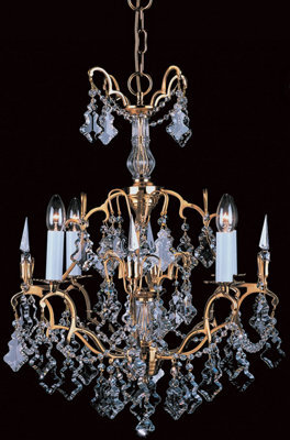 Luminosa Lighting Luminosa Montmartre French Gold 4 Arm Chandelier