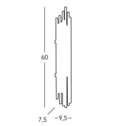 Luminosa Lighting Luminosa Ontario Lifestyle Wall Light Polished Chrome, 3X E14 - thumbnail 3