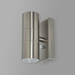 Litecraft Kenn Steel Up And Down Outdoor Wall Light With Photocell Sensor - thumbnail 4