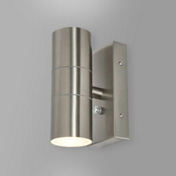 Litecraft Kenn Steel Up And Down Outdoor Wall Light With Photocell Sensor - thumbnail 3