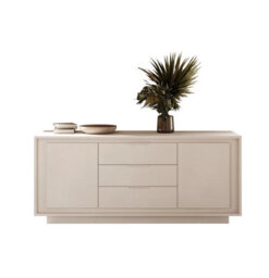 FurniComp LTD Furnicomp Berlin 2 Door 3 Drawer 180Cm Cashmere Sideboard - thumbnail 2