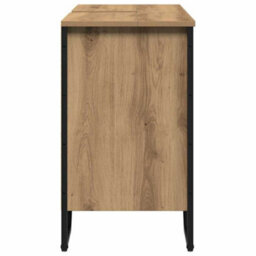 Berkfield Modern Bathroom Sink Cabinet Artisan Oak 91X35X60 Cm Engineered Wood - thumbnail 6