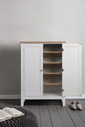 Nöa & Nani Noa & Nani Shoe Storage Cabinet In Classic White Leines - thumbnail 2