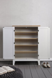 Nöa & Nani Noa & Nani Shoe Storage Cabinet In Classic White Leines - thumbnail 3