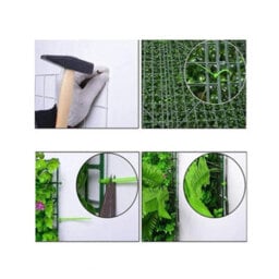 2 Artificial Grass Door Background Walls, Artificial Plants, Green Wall, Milan, 60 X 40 Cm - thumbnail 7