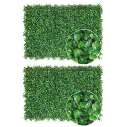 2 Artificial Grass Door Background Walls, Artificial Plants, Green Wall, Milan, 60 X 40 Cm - thumbnail 1