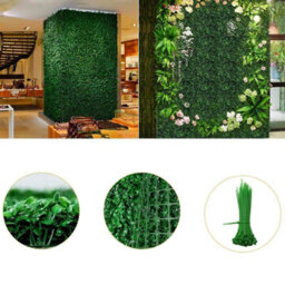 2 Artificial Grass Door Background Walls, Artificial Plants, Green Wall, Milan, 60 X 40 Cm - thumbnail 4