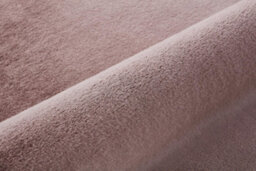A.unique Home Luxurious Faux Fur Rabbit Rug - Blush Pink - 100Cm X 150Cm - thumbnail 4