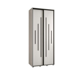 Arte Cannes Xii Sliding Door Wardrobe W120Cm - Bright White Storage For Contemporary Living - thumbnail 1