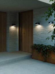 Nordlux Clarso Outdoor Plastic Wall Light Dark Sky  Black,mains - thumbnail 1