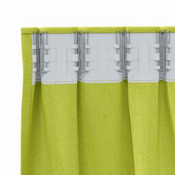 Berkfield Modern Curtains With Curtains 2 Pcs Apple Green 245 X 140 Cm Polyester - thumbnail 5