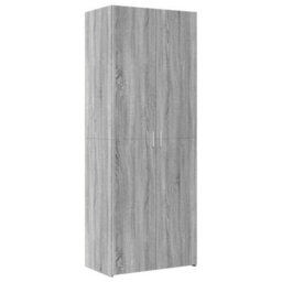 Berkfield Highboard Grey Sonoma 70X42.5X185 Cm Engineered Wood - thumbnail 2