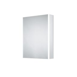 Sensio Ainsley Wall-Mounted Illuminated Mirrored Bathroom Cabinet With Shaver Socket (W)564mm (H)700mm - thumbnail 2