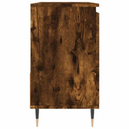 Berkfield Bathroom Cabinet Smoked Oak 65X33X60 Cm Engineered Wood - thumbnail 6