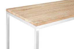 Premier Housewares Interiors By Premier Oak Wood Console Table - thumbnail 4
