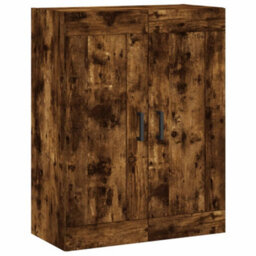 Berkfield Highboard Smoked Oak 69.5X34X180 Cm Engineered Wood - thumbnail 5