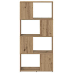 Berkfield Tv Stand Artisan Oak Engineered Wood 60 Cm X 24 Cm X 124 Cm - thumbnail 5