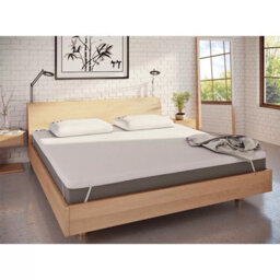 Xample Panda Bamboo Memory Foam Mattress Topper 5Cm Gel-Infused Orthopaedic Hydro Foam, Hypoallergenic Cover, Anti-Slip Base 5 Sizes - thumbnail 6
