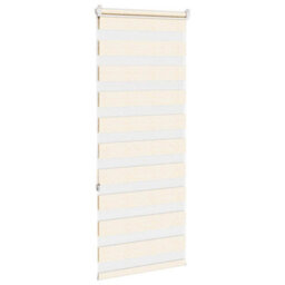 Berkfield Zebra Blind Marble Beige 60X150 Cm Fabric Width 55.9 Cm Polyester - thumbnail 4
