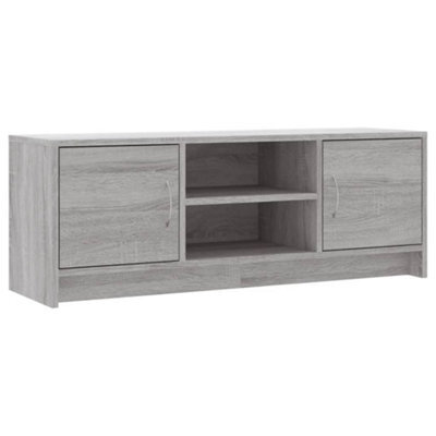Berkfield Durable Tv Cabinet Grey Sonoma 102X30X37.5 Cm Engineered Wood - image 1