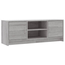 Berkfield Durable Tv Cabinet Grey Sonoma 102X30X37.5 Cm Engineered Wood - thumbnail 1