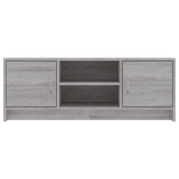 Berkfield Durable Tv Cabinet Grey Sonoma 102X30X37.5 Cm Engineered Wood - thumbnail 5