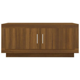Vidaxl Coffee Table Brown Oak 102X50X45 Cm Engineered Wood - thumbnail 5