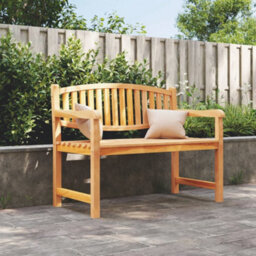 Berkfield Garden Bench 114X59X87 Cm Solid Teak Wood