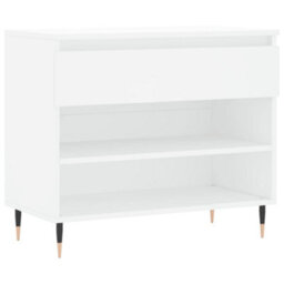 Berkfield Shoe Cabinet White 70X36X60 Cm Engineered Wood - thumbnail 2