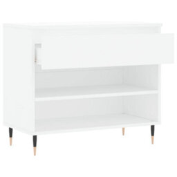 Berkfield Shoe Cabinet White 70X36X60 Cm Engineered Wood - thumbnail 5