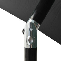 Walplus Garden Parasol With Leds And Steel Pole Anthracite 2X3 M - thumbnail 7