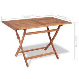 Berkfield 5 Piece Garden Dining Set Solid Teak Wood - thumbnail 7