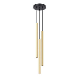 Sollux Lighting Pastelo Steel Golden Gloss 3 Lights Modern Pendant Ceiling Light - thumbnail 3