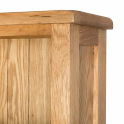 Surrey Oak 6 Tier Large Bookcase - By Roseland Furniture - thumbnail 4