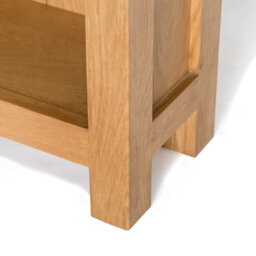 Surrey Oak 6 Tier Large Bookcase - By Roseland Furniture - thumbnail 8