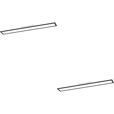 Loops 2 Pack Sleek Modern Black Ceiling Light - Contemporary Indoor Lighting For Stylish Homes - image 1