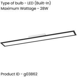 Loops 2 Pack Sleek Modern Black Ceiling Light - Contemporary Indoor Lighting For Stylish Homes - thumbnail 2