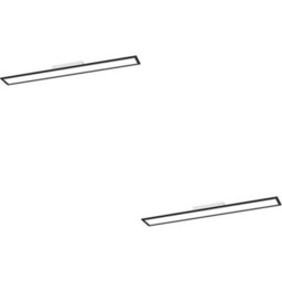 Loops 2 Pack Sleek Modern Black Ceiling Light - Contemporary Indoor Lighting For Stylish Homes - thumbnail 1