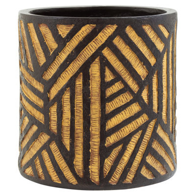 Orsina Darnell Natural And Black Planter - image 1
