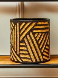 Orsina Darnell Natural And Black Planter - thumbnail 5