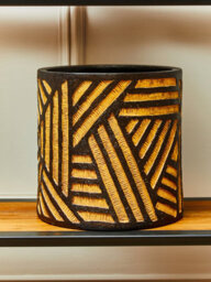Orsina Darnell Natural And Black Planter - thumbnail 2