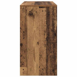 Berkfield Writing Desk Old Wood Engineered Wood 100 X 40 X 76 Cm Durable - thumbnail 5