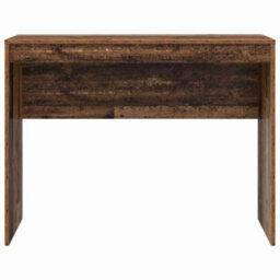 Berkfield Writing Desk Old Wood Engineered Wood 100 X 40 X 76 Cm Durable - thumbnail 4