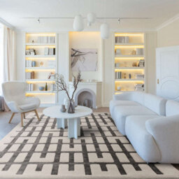 Valley Charcoal Ivory Junction Soft Rug Rug 120X170Cm For The - thumbnail 1